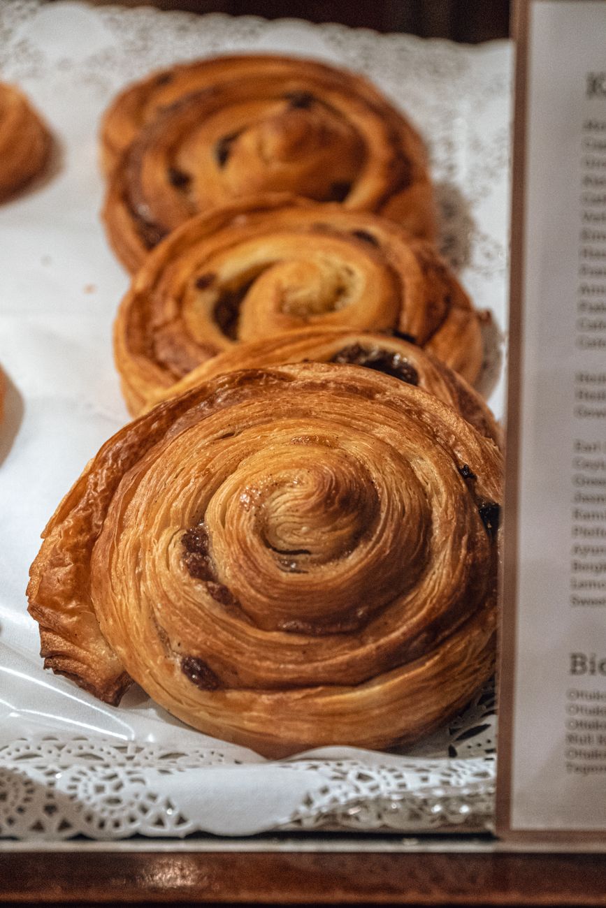 Feine Plunder-Schnecken, frisch gebacken